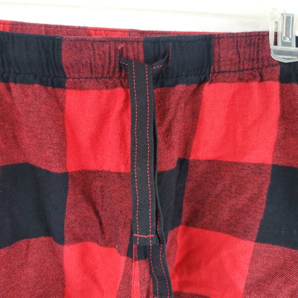 Old Navy Red/Black Plaid Womens Plus Size Pajama Drawstring Shorts Sz 3X - Picture 4 of 10